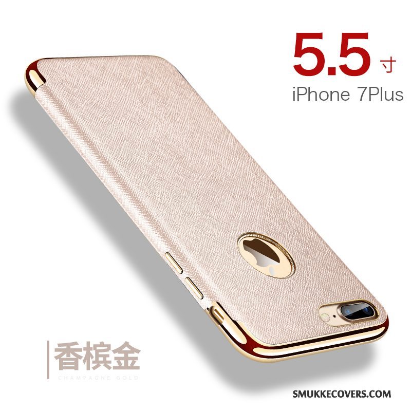 Etui iPhone 7 Plus Blød Magnetisk Trend, Cover iPhone 7 Plus Tasker Kvalitet Rød
