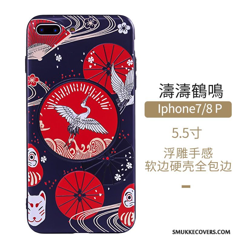 Etui iPhone 7 Plus Farve Telefonvind, Cover iPhone 7 Plus Beskyttelse Kinesisk Stil Kunst