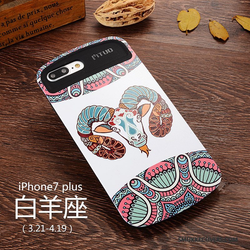 Etui iPhone 7 Plus Farve Vind Etnisk, Cover iPhone 7 Plus Kreativ Konstellation Telefon