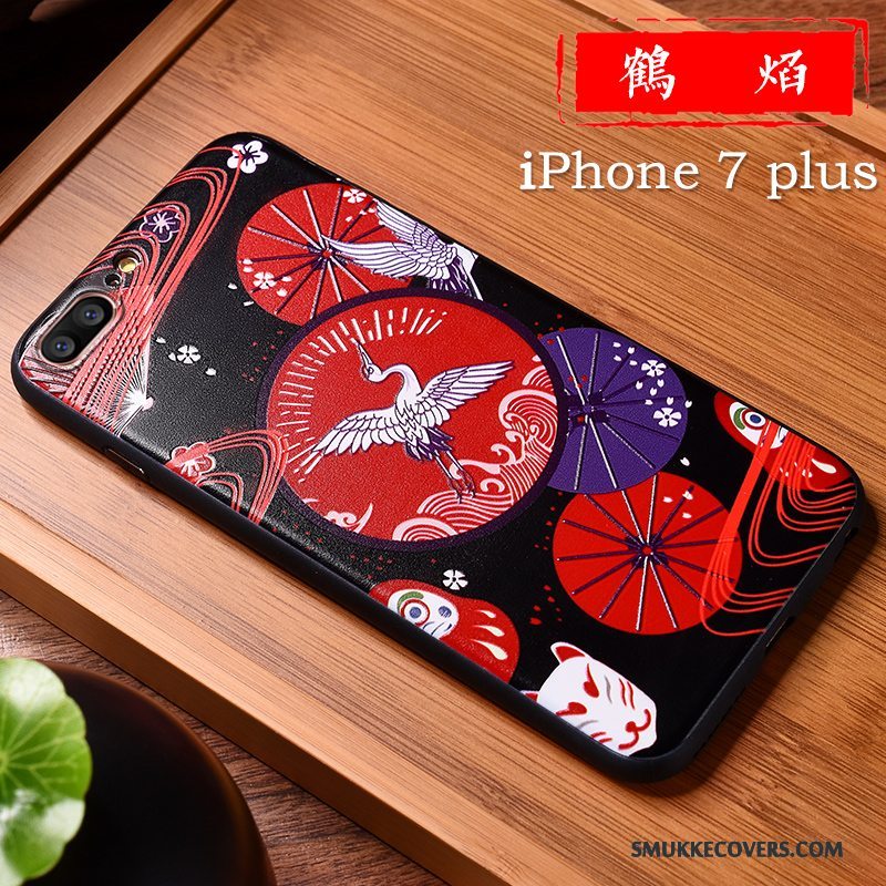 Etui iPhone 7 Plus Kreativ Elskeren Wealth, Cover iPhone 7 Plus Farve Trendy Kinesisk Stil