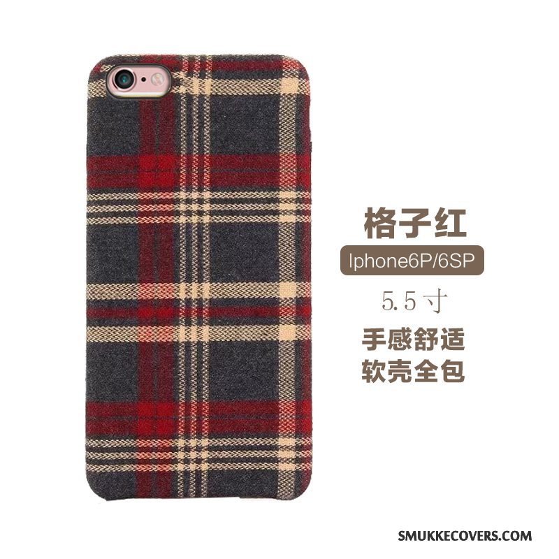 Etui iPhone 7 Plus Silikone Ny Rød, Cover iPhone 7 Plus Tasker Kinesisk Stil Anti-fald
