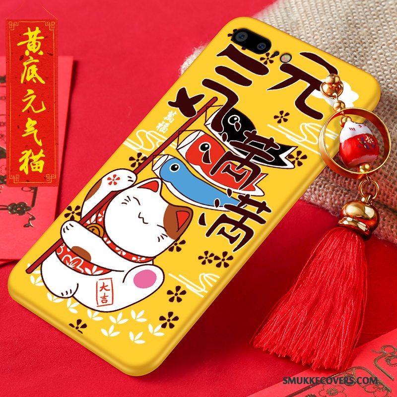 Etui iPhone 7 Plus Silikone Ny Wealth, Cover iPhone 7 Plus Kat Rød
