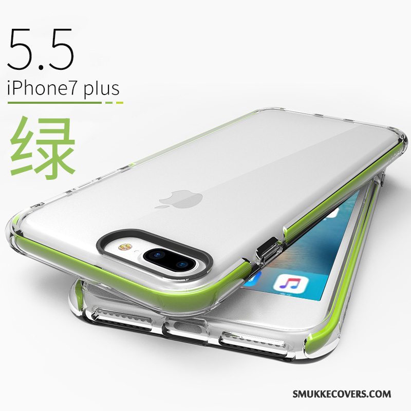 Etui iPhone 7 Plus Tasker Ny Telefon, Cover iPhone 7 Plus Anti-fald Gennemsigtig