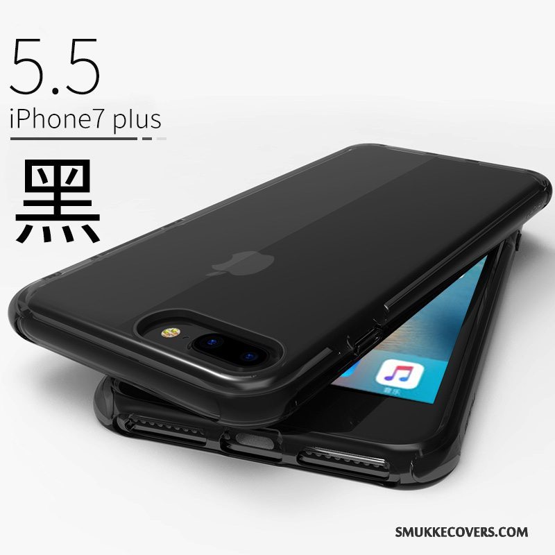 Etui iPhone 7 Plus Tasker Ny Telefon, Cover iPhone 7 Plus Anti-fald Gennemsigtig