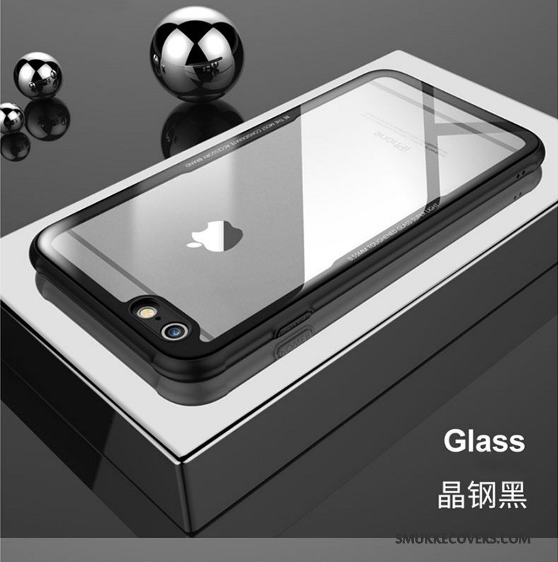 Etui iPhone 7 Silikone Telefonny, Cover iPhone 7 Skærmbeskyttelse Hærdet Glas