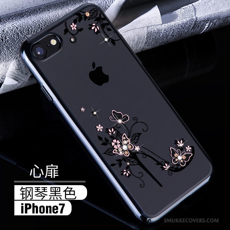 Etui iPhone 7 Strass Anti-fald Telefon, Cover iPhone 7 Tasker Ny Trendy