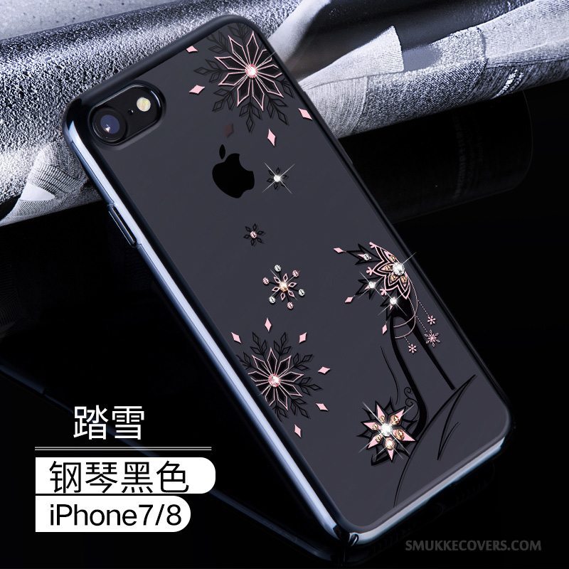 Etui iPhone 7 Strass Hård Anti-fald, Cover iPhone 7 Luksus Telefonny