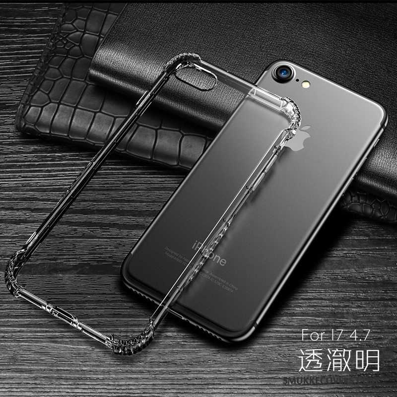 Etui iPhone 7 Tasker Gasbag Guld, Cover iPhone 7 Silikone Telefonanti-fald