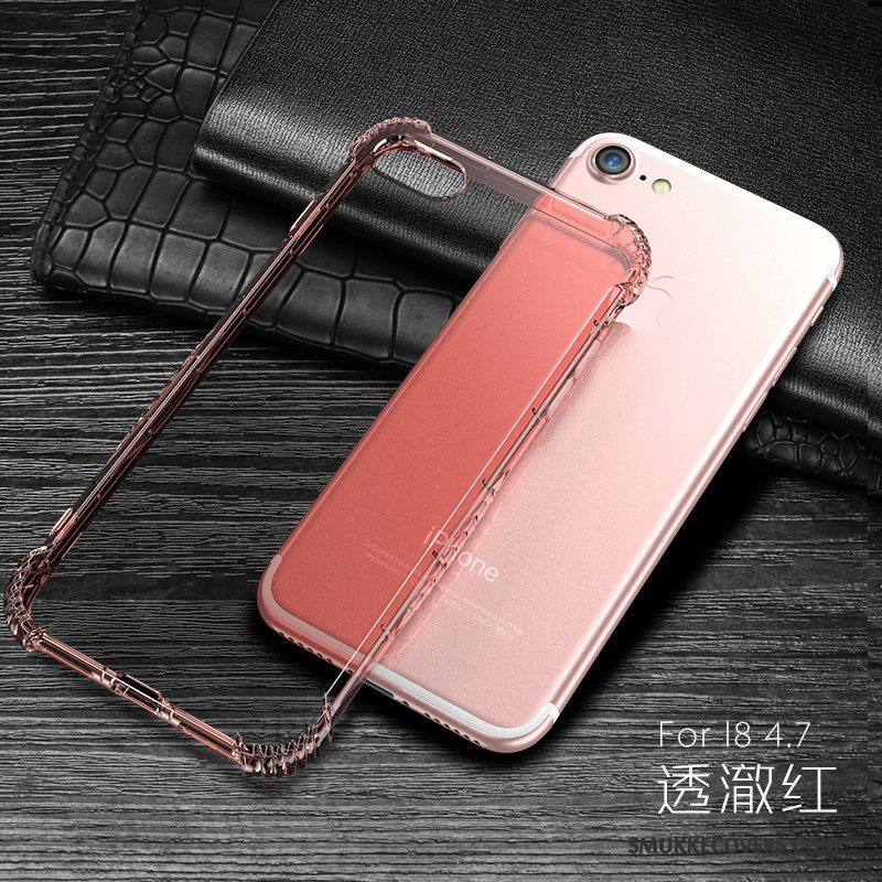 Etui iPhone 7 Tasker Gasbag Guld, Cover iPhone 7 Silikone Telefonanti-fald