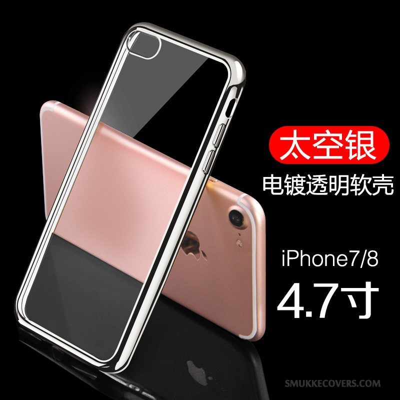 Etui iPhone 8 Beskyttelse Guld Tynd, Cover iPhone 8 Telefonbelægning