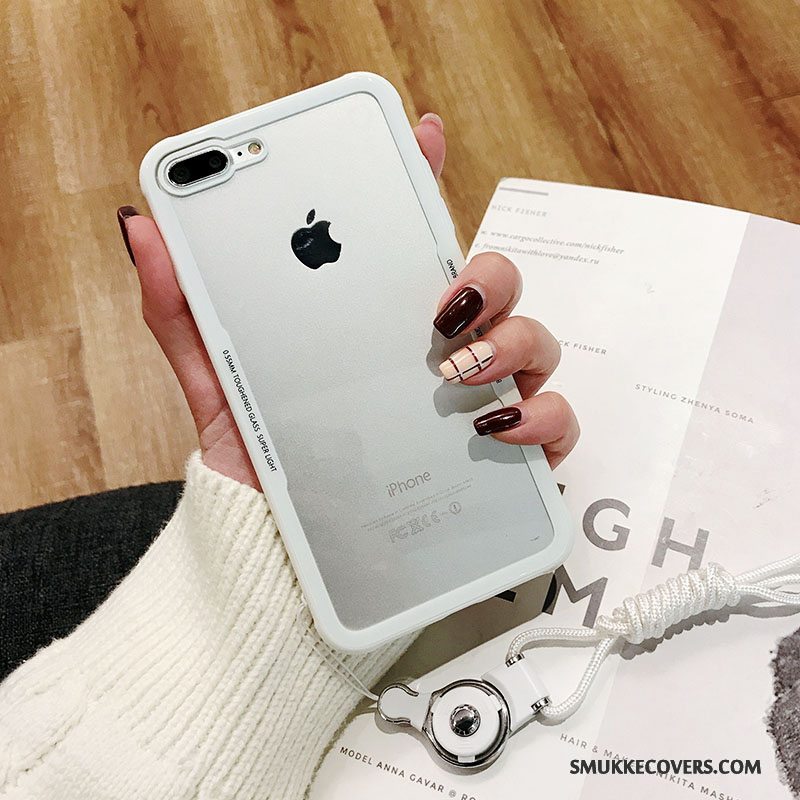 Etui iPhone 8 Kreativ Telefongennemsigtig, Cover iPhone 8 Beskyttelse Anti-fald Trendy