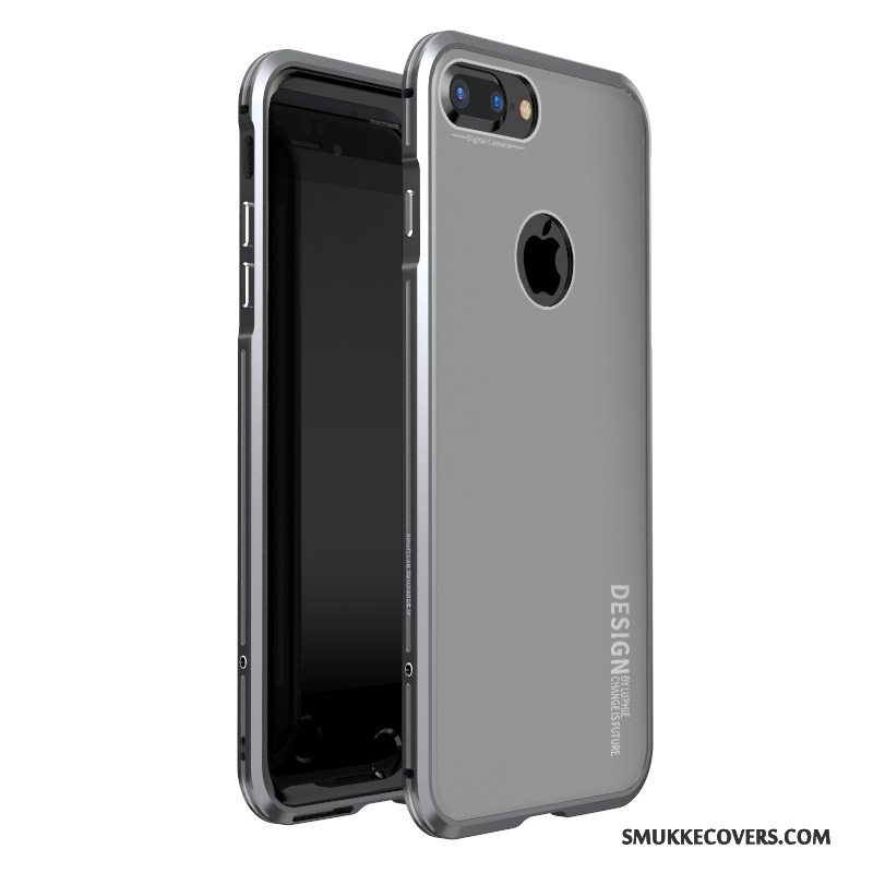 Etui iPhone 8 Metal Telefonguld, Cover iPhone 8 Tasker Ramme Anti-fald