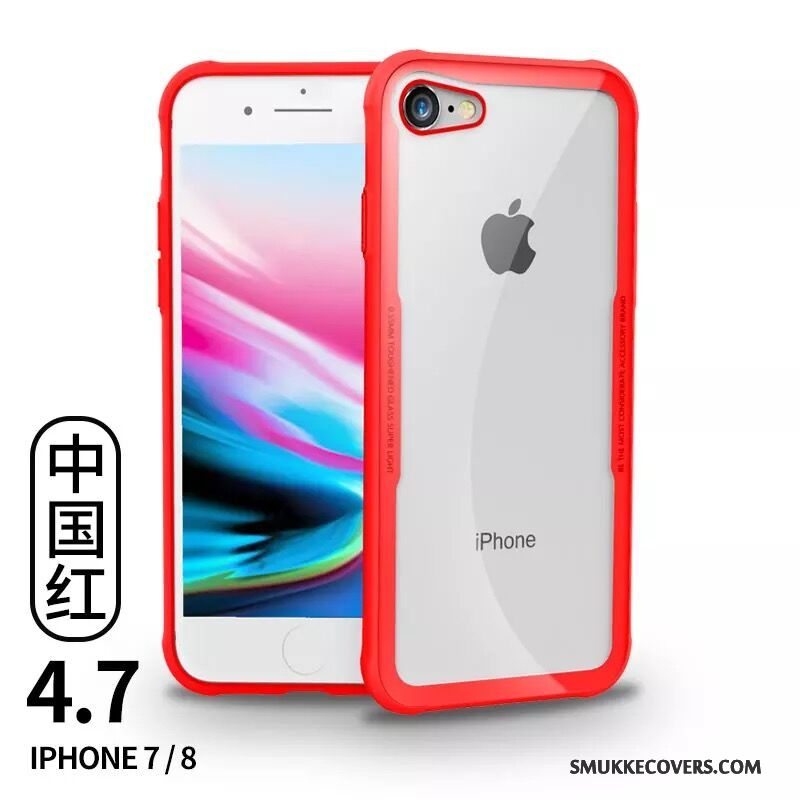 Etui iPhone 8 Metal Trend Telefon, Cover iPhone 8 Luksus Sort Anti-fald