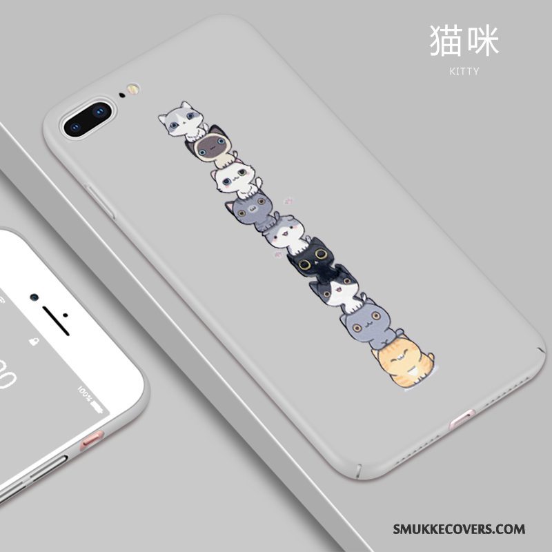 Etui iPhone 8 Plus Cartoon Hård Nubuck, Cover iPhone 8 Plus Kreativ Af Personlighed Telefon