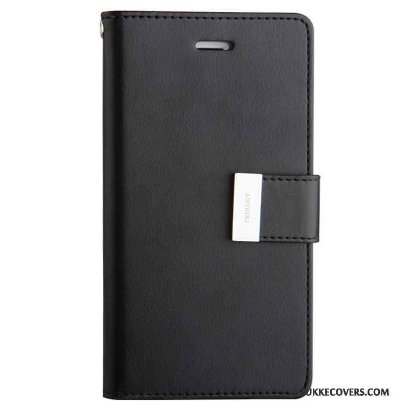 Etui iPhone 8 Plus Folio Telefonanti-fald, Cover iPhone 8 Plus Blød Lyserød