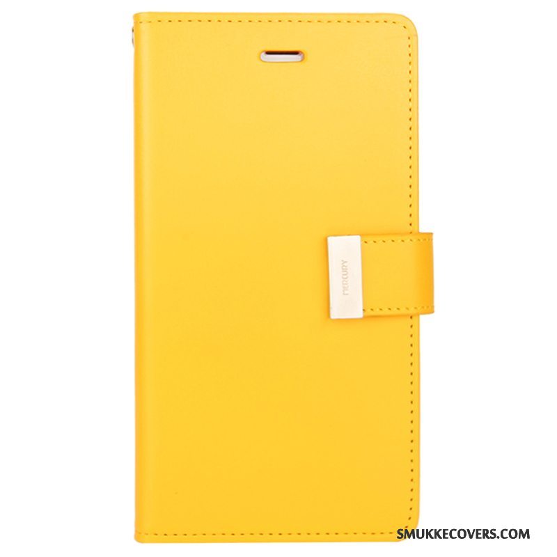 Etui iPhone 8 Plus Folio Telefonanti-fald, Cover iPhone 8 Plus Blød Lyserød