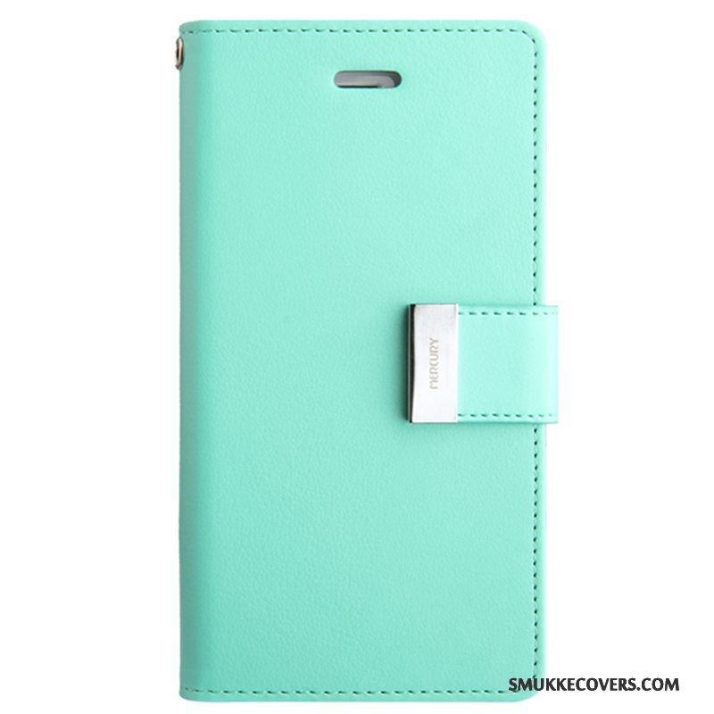 Etui iPhone 8 Plus Folio Telefonanti-fald, Cover iPhone 8 Plus Blød Lyserød