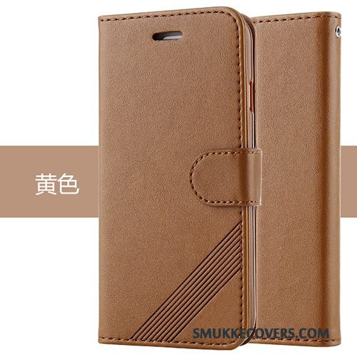 Etui iPhone 8 Plus Folio Telefonrød, Cover iPhone 8 Plus Blød Anti-fald