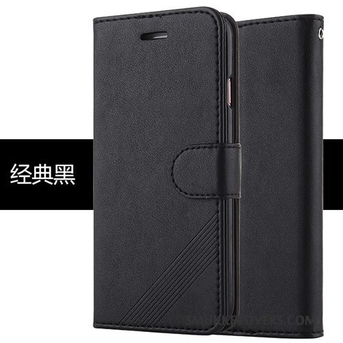 Etui iPhone 8 Plus Folio Telefonrød, Cover iPhone 8 Plus Blød Anti-fald