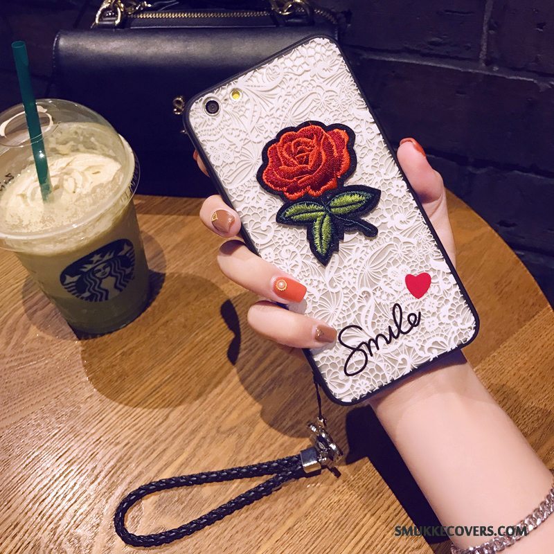 Etui iPhone 8 Plus Kreativ Blomster Trend, Cover iPhone 8 Plus Blød Hængende Ornamenter Telefon