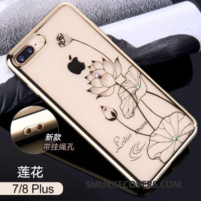 Etui iPhone 8 Plus Kreativ Ny Af Personlighed, Cover iPhone 8 Plus Strass Hård Telefon