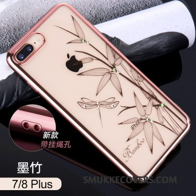 Etui iPhone 8 Plus Kreativ Ny Af Personlighed, Cover iPhone 8 Plus Strass Hård Telefon