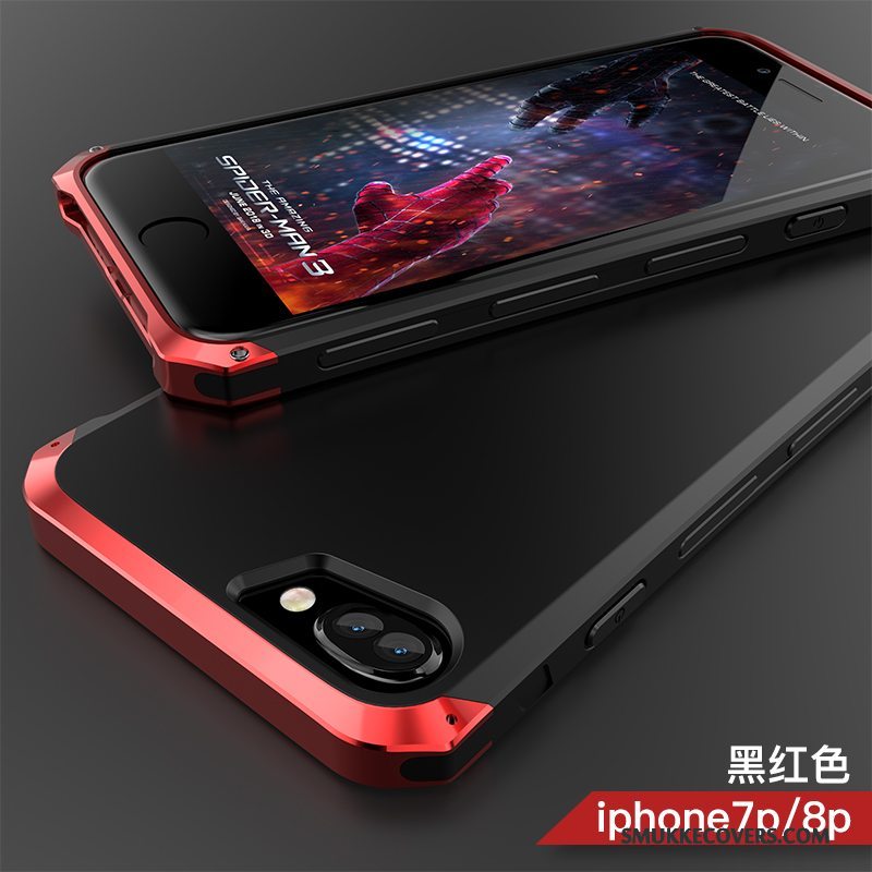 Etui iPhone 8 Plus Kreativ Telefonaf Personlighed, Cover iPhone 8 Plus Tasker Lilla Anti-fald