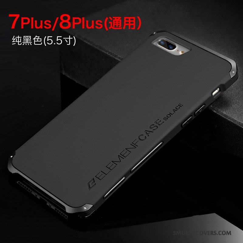 Etui iPhone 8 Plus Metal Telefonanti-fald, Cover iPhone 8 Plus Trend Ny