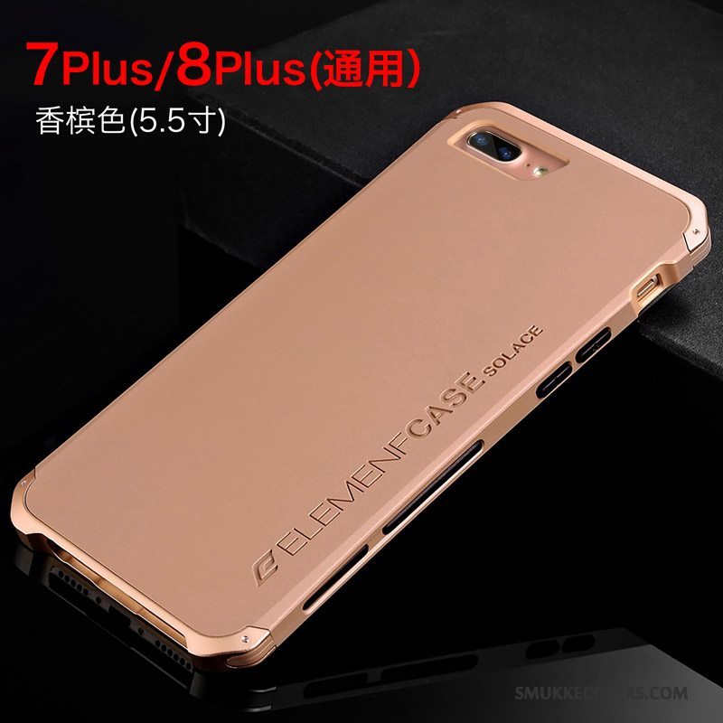 Etui iPhone 8 Plus Metal Telefonanti-fald, Cover iPhone 8 Plus Trend Ny