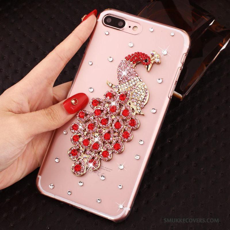 Etui iPhone 8 Plus Strass Ny Blå, Cover iPhone 8 Plus Strass Gennemsigtig Telefon