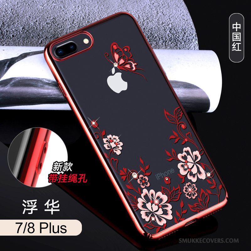 Etui iPhone 8 Plus Tasker Elegante Trend, Cover iPhone 8 Plus Luksus Ny Telefon