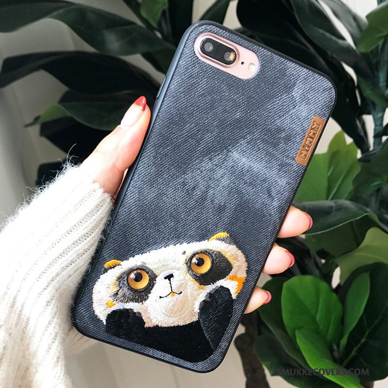 Etui iPhone 8 Plus Tasker Hund Ny, Cover iPhone 8 Plus Gul Trendy