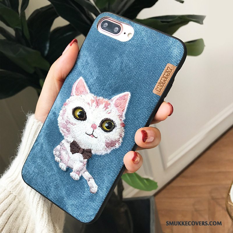 Etui iPhone 8 Plus Tasker Hund Ny, Cover iPhone 8 Plus Gul Trendy