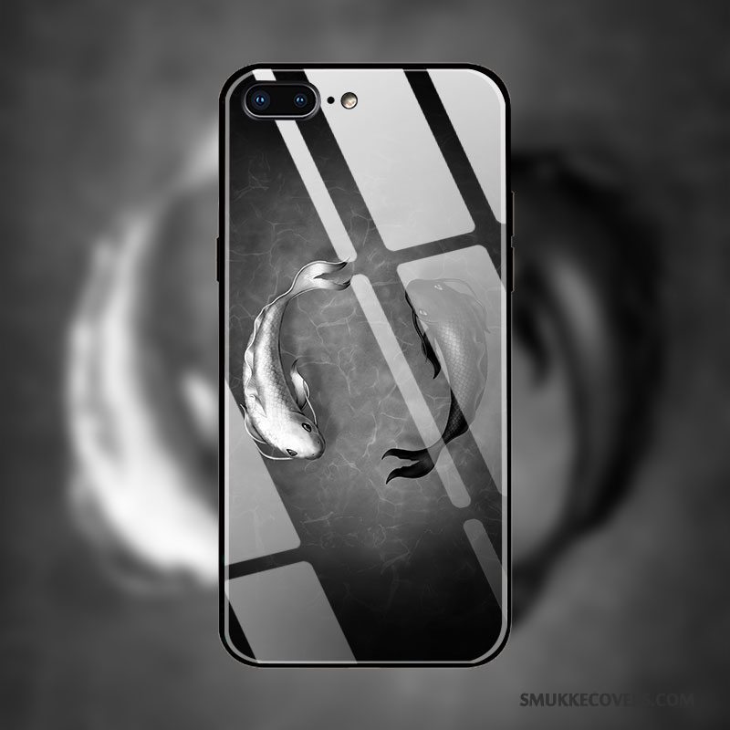 Etui iPhone 8 Plus Tasker Telefonglas, Cover iPhone 8 Plus Beskyttelse Anti-fald Trend