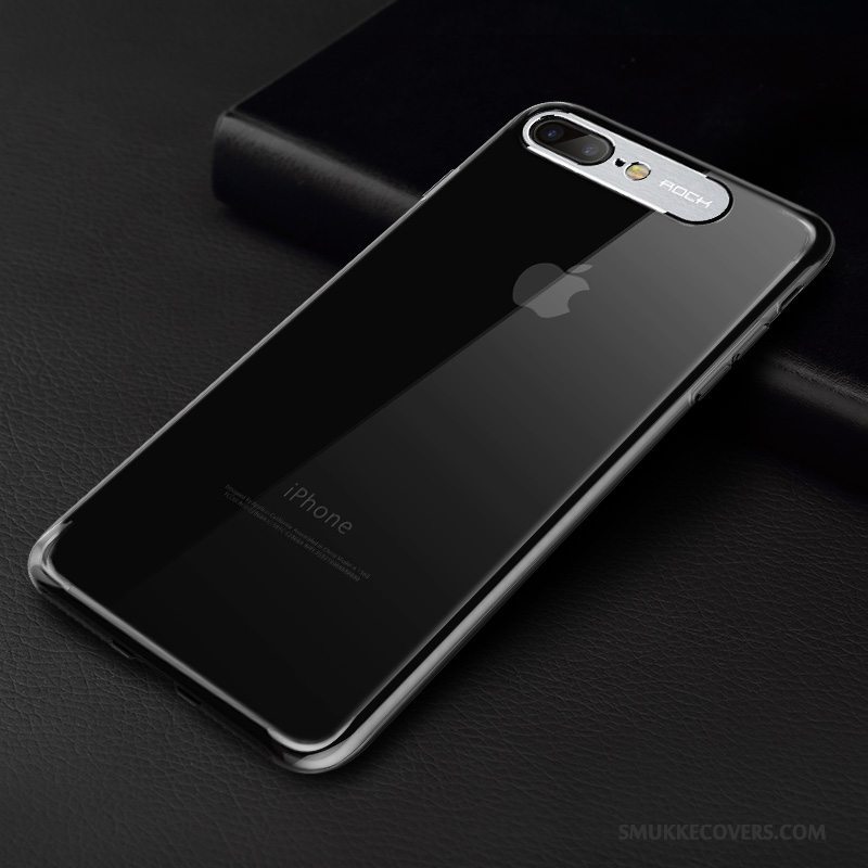 Etui iPhone 8 Plus Tasker Trend Telefon, Cover iPhone 8 Plus Silikone Gennemsigtig Rød