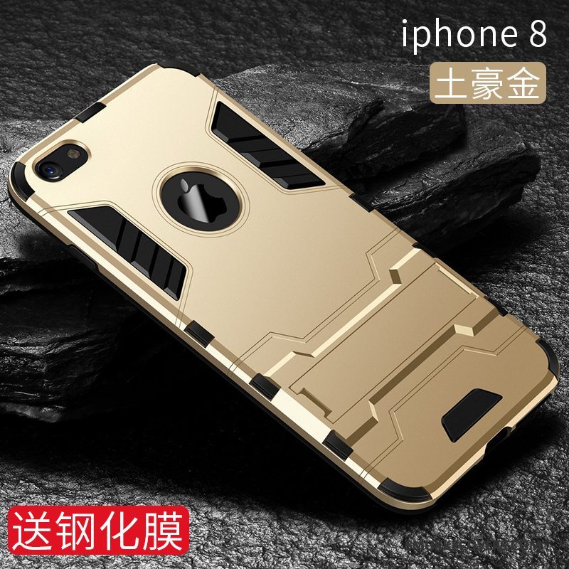 Etui iPhone 8 Silikone Anti-fald Trend, Cover iPhone 8 Tasker Sort Af Personlighed