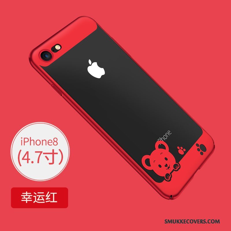 Etui iPhone 8 Tasker Tynd Anti-fald, Cover iPhone 8 Silikone Telefonaf Personlighed