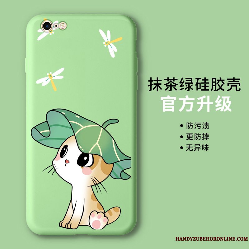 Etui iPhone Se 2020 Silikone Trend Telefon, Cover iPhone Se 2020 Cartoon Let Tynd Grøn