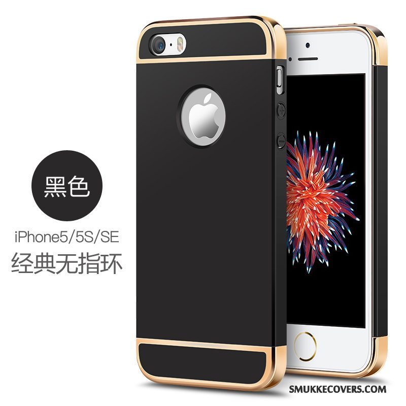 Etui iPhone Se Beskyttelse Ring Telefon, Cover iPhone Se Anti-fald Nubuck