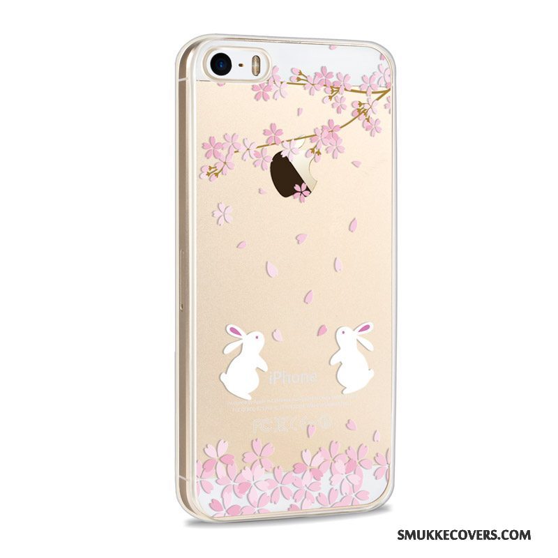 Etui iPhone Se Beskyttelse Trend Smuk, Cover iPhone Se Cartoon Ny Grå