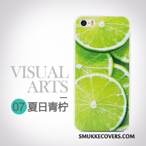 Etui iPhone Se Cartoon Grøn Smuk, Cover iPhone Se Kreativ Telefonaf Personlighed