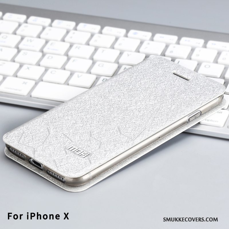 Etui iPhone X Beskyttelse Telefonguld, Cover iPhone X Tasker Anti-fald