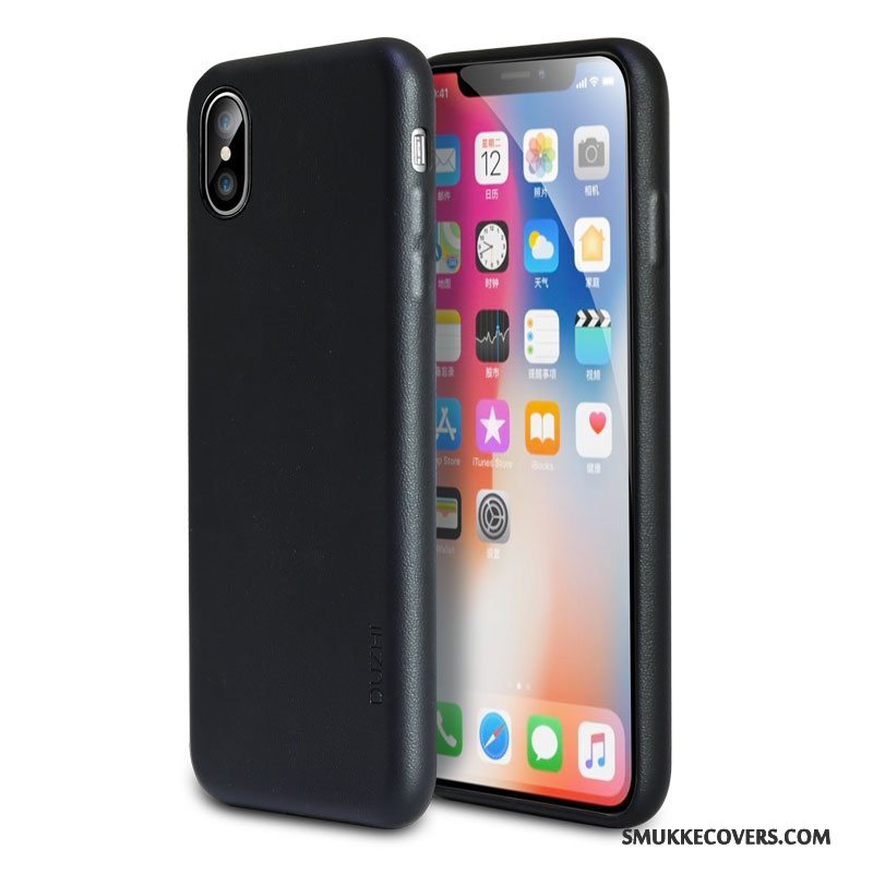 Etui iPhone X Beskyttelse Trend Rød, Cover iPhone X Tasker Anti-fald Telefon