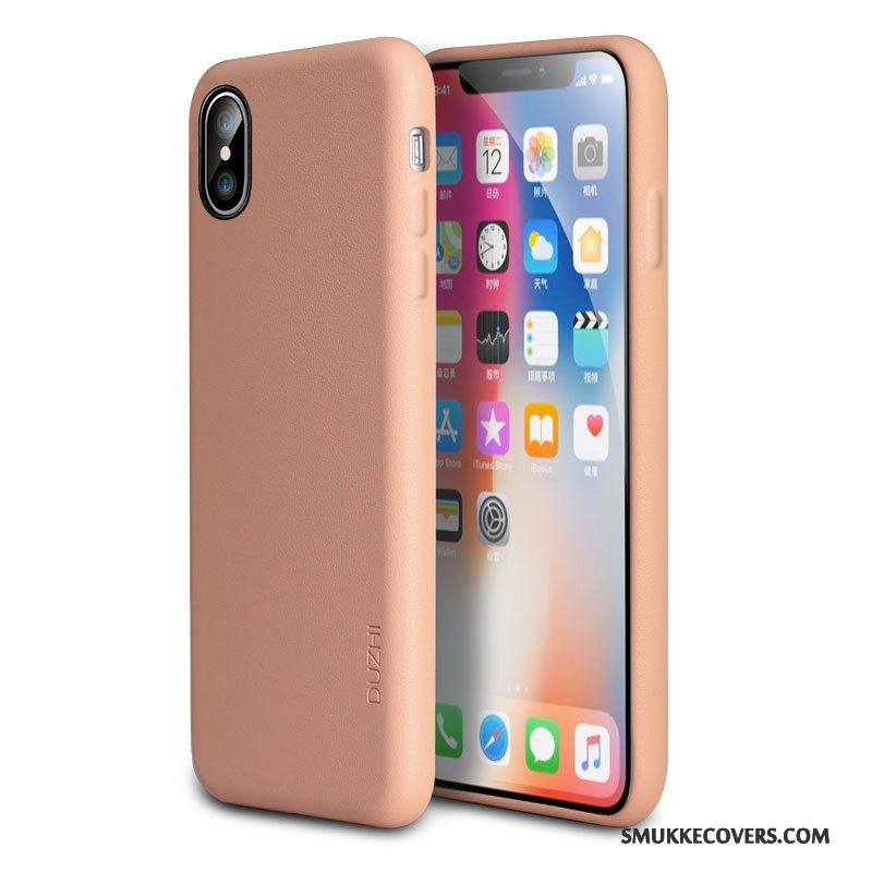 Etui iPhone X Beskyttelse Trend Rød, Cover iPhone X Tasker Anti-fald Telefon