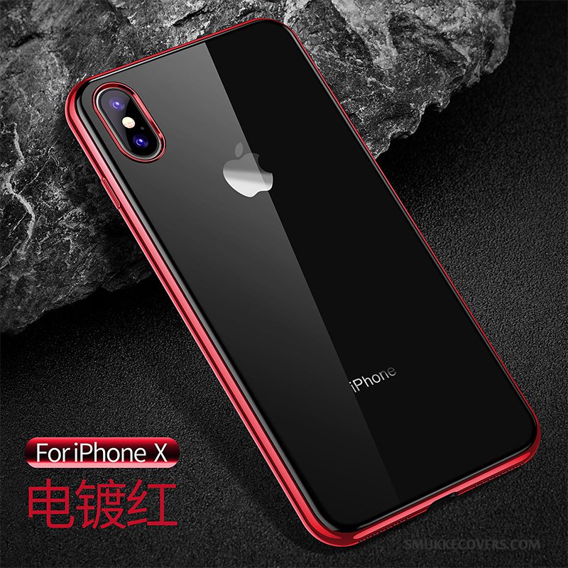 Etui iPhone X Blød Telefonanti-fald, Cover iPhone X Silikone Ny Tynd