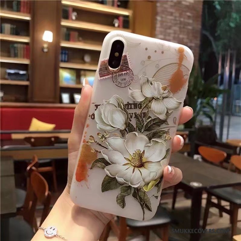 Etui iPhone X Farve Smuk Ny, Cover iPhone X Relief Af Personlighed Trendy