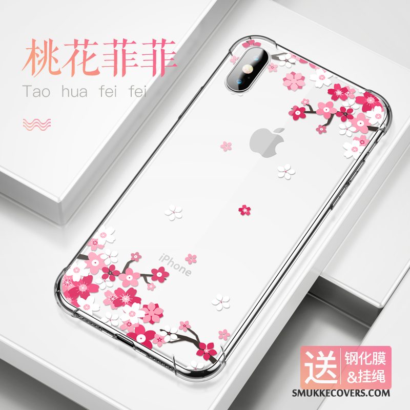 Etui iPhone X Kreativ Af Personlighed Anti-fald, Cover iPhone X Silikone Telefongasbag