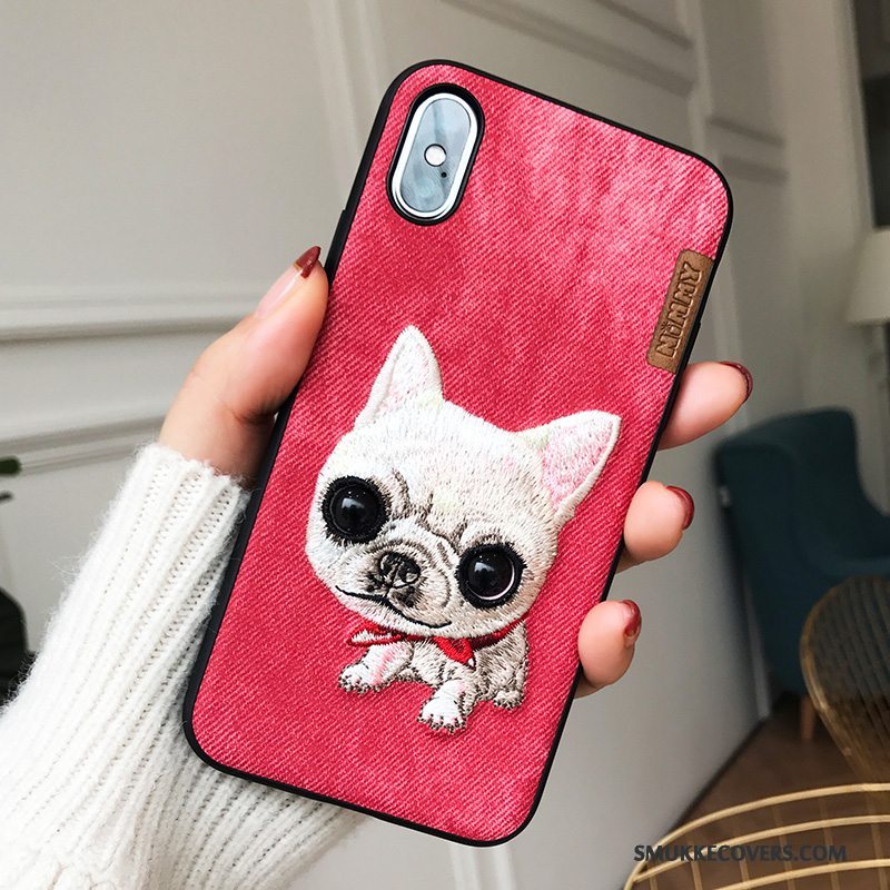 Etui iPhone X Ny Trendy, Cover iPhone X Telefonbroderi