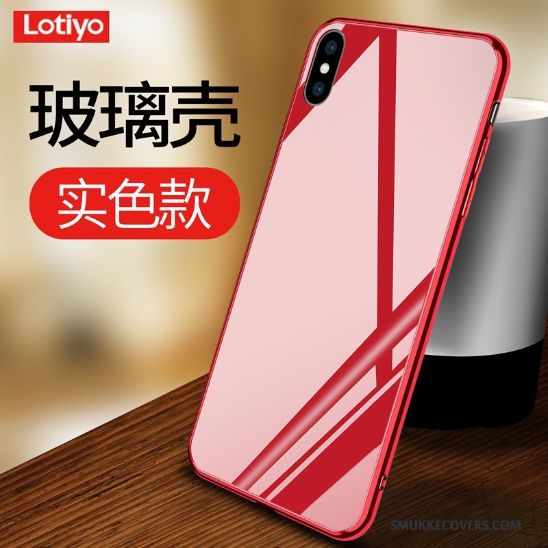 Etui iPhone X Silikone Ny Telefon, Cover iPhone X Tynd Glas