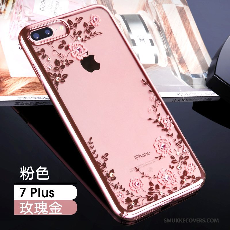 Etui iPhone X Tasker Guld Anti-fald, Cover iPhone X Strass Ny Telefon